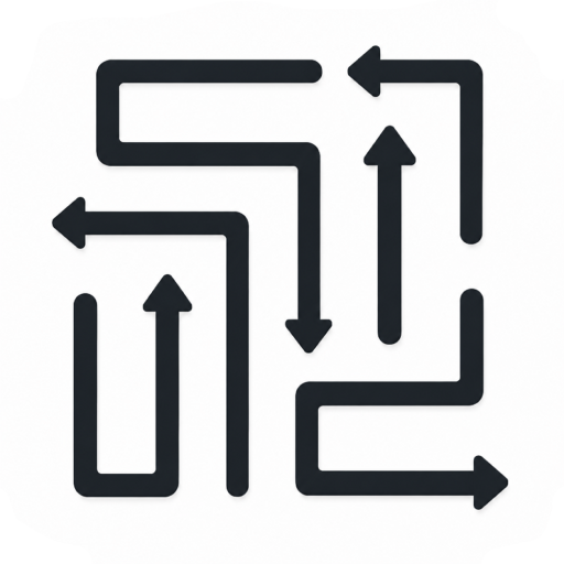The colorful Arrow Puzzle game icon